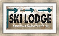 Framed Ski Lodge