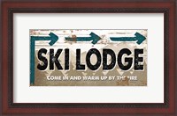 Framed Ski Lodge