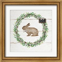 Framed 'Spring Wreath III' border=