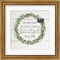 Framed 'He Has Made Everything Beautiful' border=