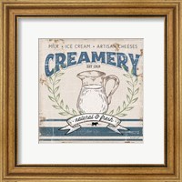 Framed 'Creamery' border=