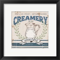 Framed 'Creamery' border=