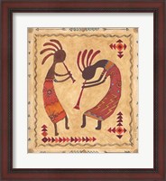 Framed Kokopelli