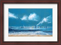 Framed Sea and Boats I