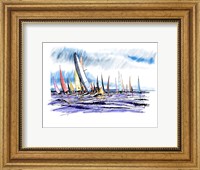 Framed Sail Boats II