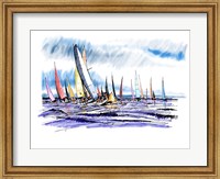 Framed Sail Boats II