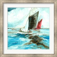 Framed Racing Barges