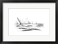Framed Boat Sketch