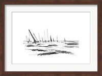 Framed Boat Sketch