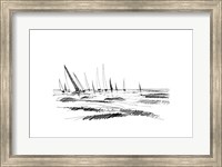 Framed Boat Sketch