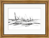 Framed Boat Sketch III