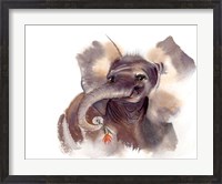 Framed Elephant III