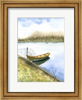 Framed Boat on the Water