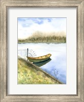 Framed Boat on the Water