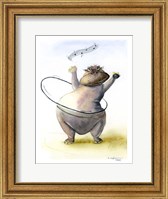 Framed Hippo