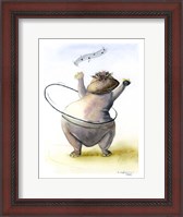 Framed Hippo