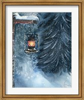 Framed Winter Lantern