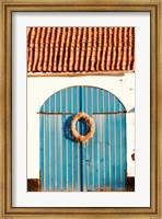Framed Blue Doors