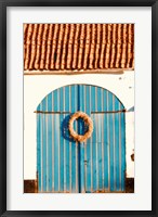 Framed Blue Doors