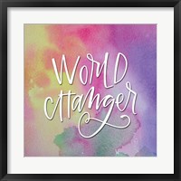 Framed World Changer Watercolor