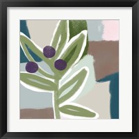 Framed 'Olive Abstract' border=
