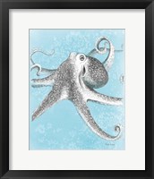 Framed 'Coastal Sea Life II v2' border=