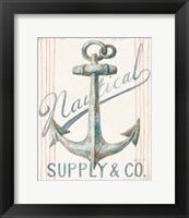 Framed Floursack Nautical V