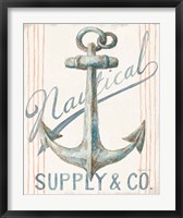 Framed Floursack Nautical V