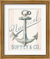 Framed Floursack Nautical V