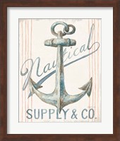 Framed Floursack Nautical V