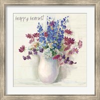 Framed Harvest Ironstone Bouquet II