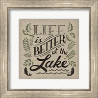 Framed Lake Life I Color
