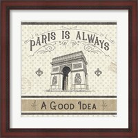Framed 'Paris Farmhouse IV' border=