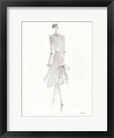 Framed La Fashion I Gray v2