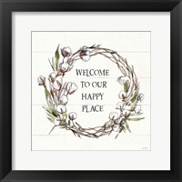 Framed Country Life VII Welcome