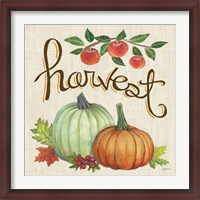 Framed Autumn Harvest IV Linen