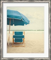 Framed Under the Umbrella II - Bright Turquoise