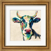 Framed Expressionistic Cow II