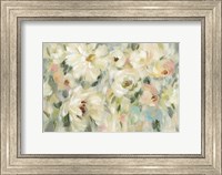 Framed Expressive Pale Floral
