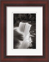 Framed Tahquamenon Falls Michigan II BW