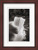 Framed Tahquamenon Falls Michigan II BW