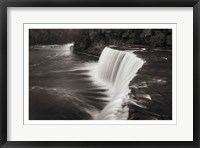 Framed Tahquamenon Falls Michigan I BW