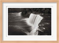 Framed Tahquamenon Falls Michigan I BW