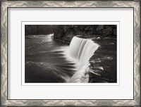 Framed Tahquamenon Falls Michigan I BW