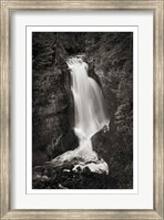 Framed Miners Falls Michigan BW