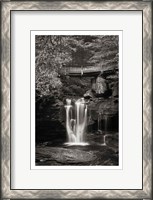 Framed Elakala Falls West II BW