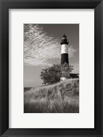 Framed Big Sable Point Lighthouse II BW