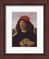 Framed Portrait of a Man with a Medal of Cosimo the Elder