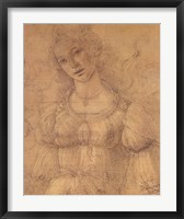 Framed Drawing of a Woman