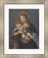 Framed Madonna and Child with the Crown of Thorns and Three Nails